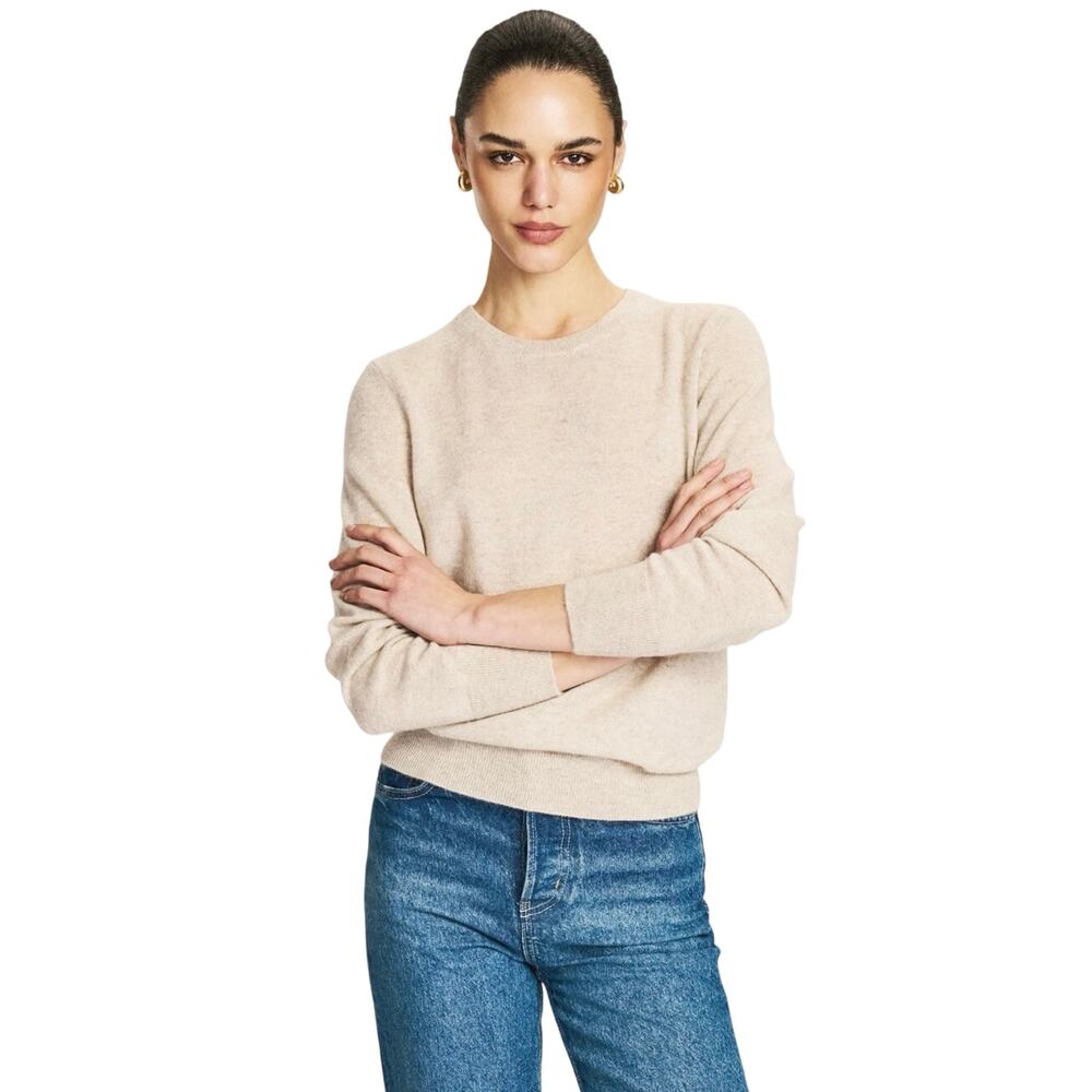 NAADAM Women’s The Original Cashmere Crewneck Sweater in Oat